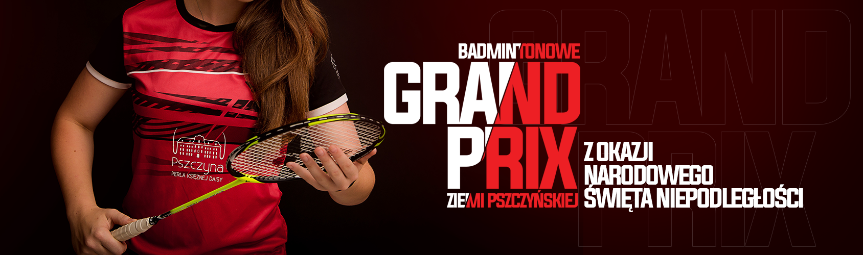 Baner informacyjny GP w Badmintonie