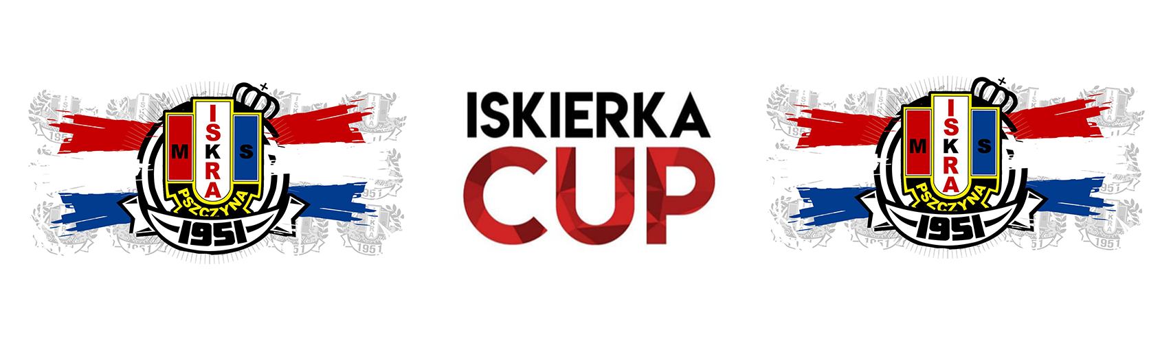 Iskierka CUP - baner z logotypami
