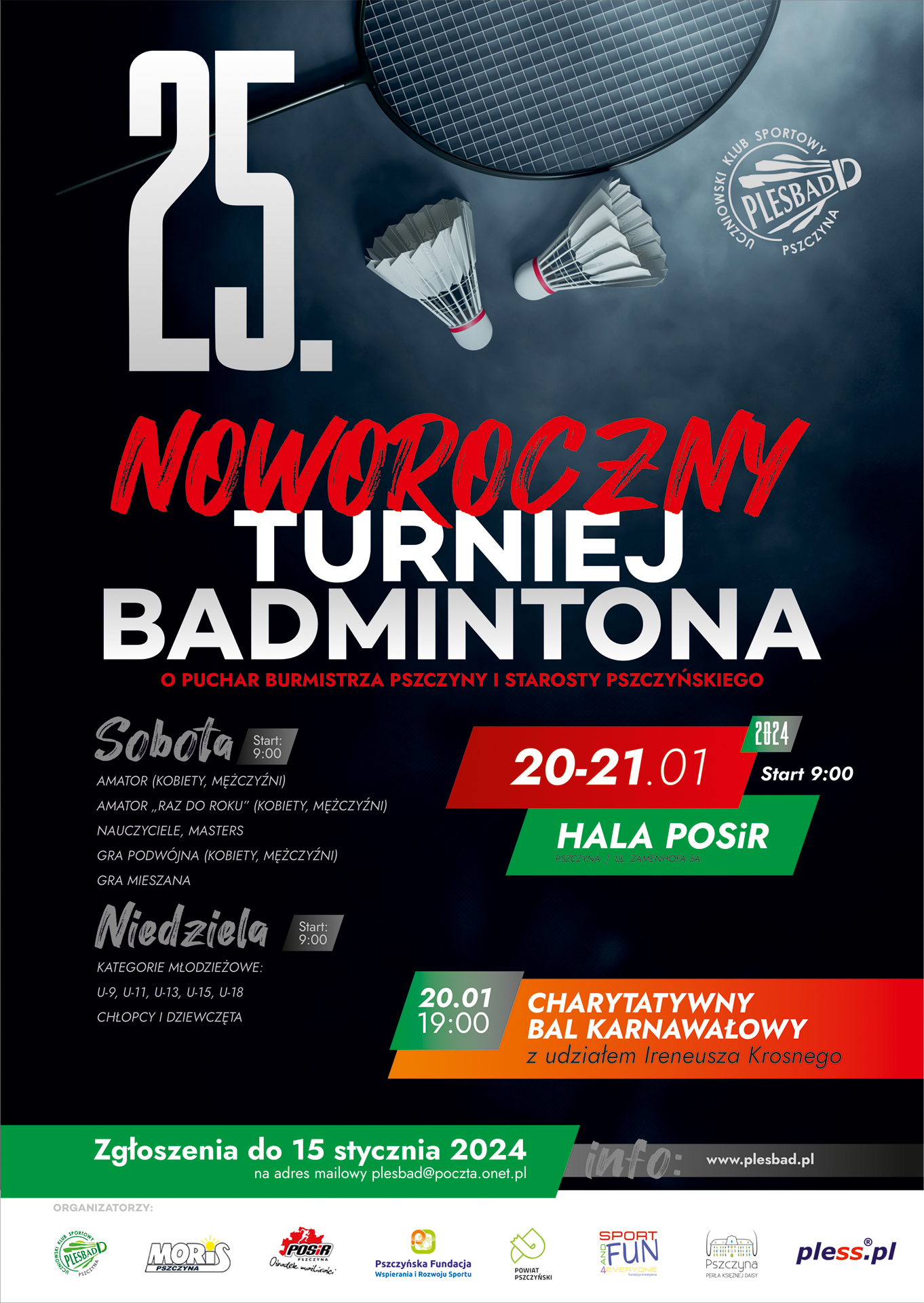 Plakat informacyjny 25. NTB